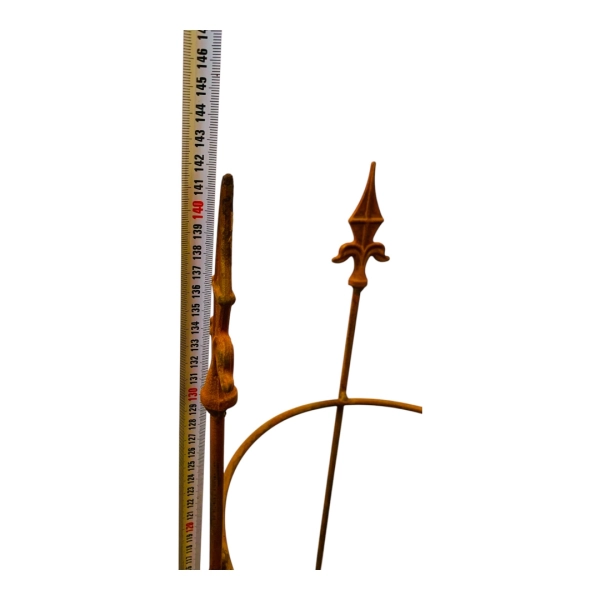 Podpora obelisk słup do roślin krzewów kwiatów roślin ogród podpórki średnica 30cm wysokość 140cm solidna